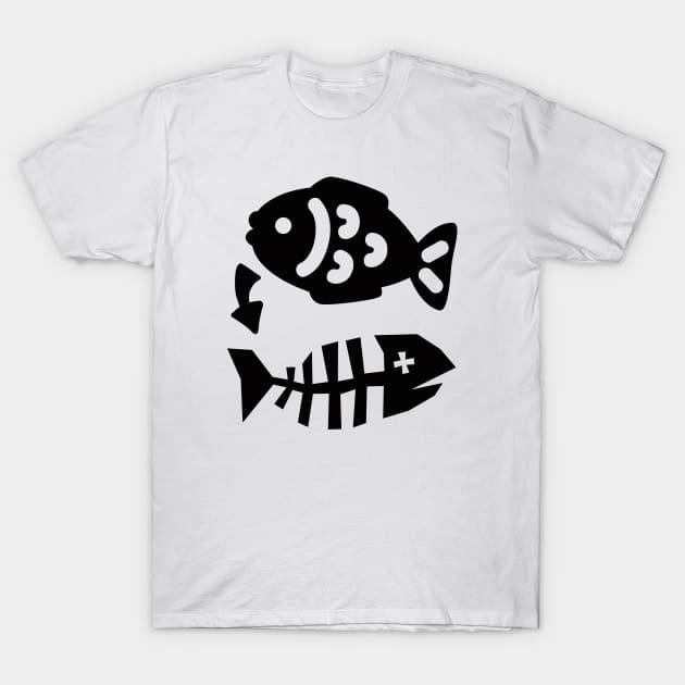 Cute Fish, Dead Fish T-Shirt by PsychicCat